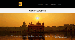 Desktop Screenshot of nashvillegurdwara.org